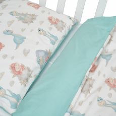 Змінна постіль 3 ел Twins Comfort line 3054-C-14, Динозаврик, ментол